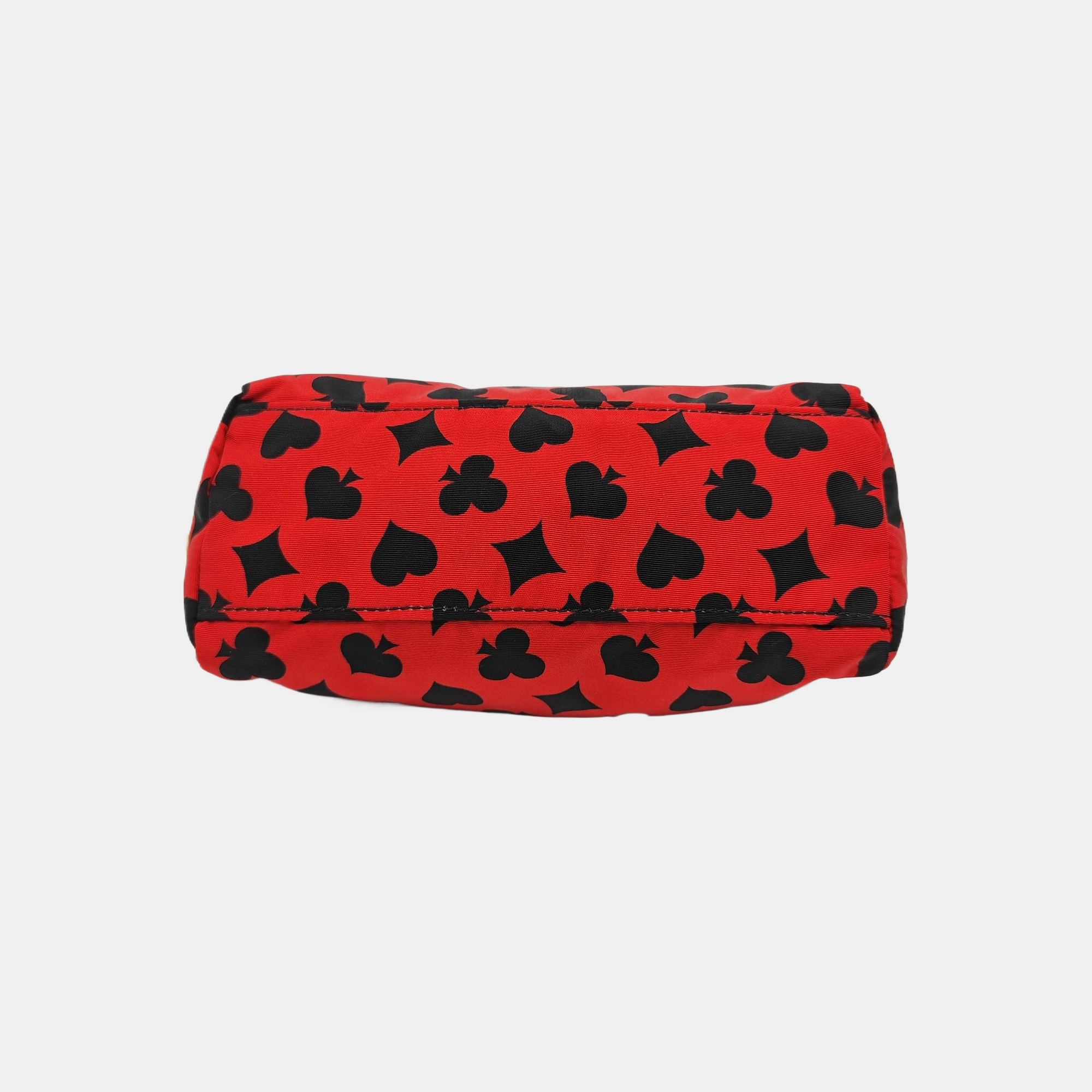 Nylon Shoulder Bag Red