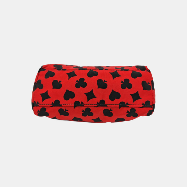 Nylon Shoulder Bag Red