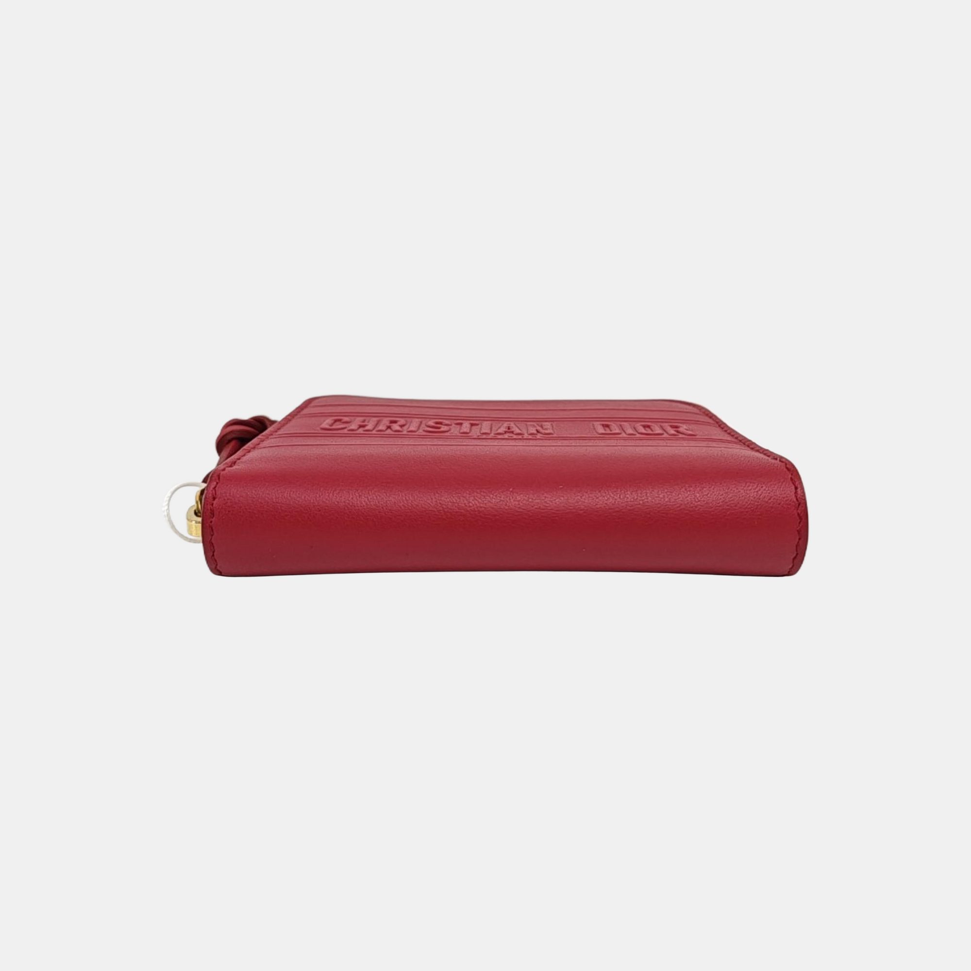 Calfskin Coin Purse Red