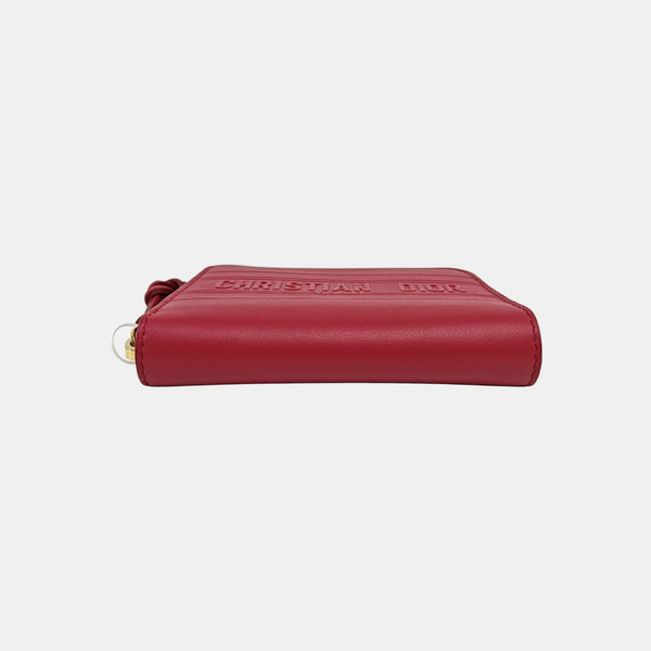 Calfskin Coin Purse Red