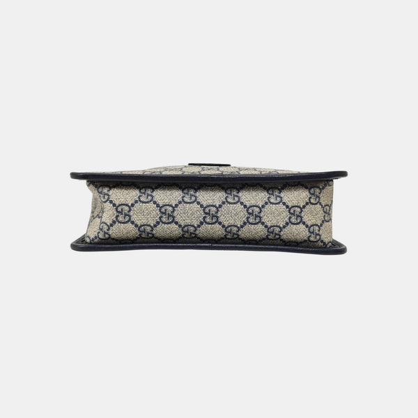 GG Supreme Mini Monogram Coated Canvas Beige