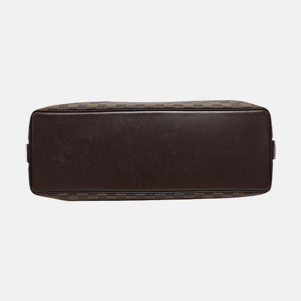 CHELSEA Damier Ebene Coated Canvas Brown