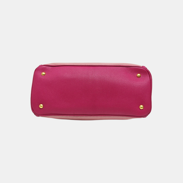 Calfskin Tote Bag Pink