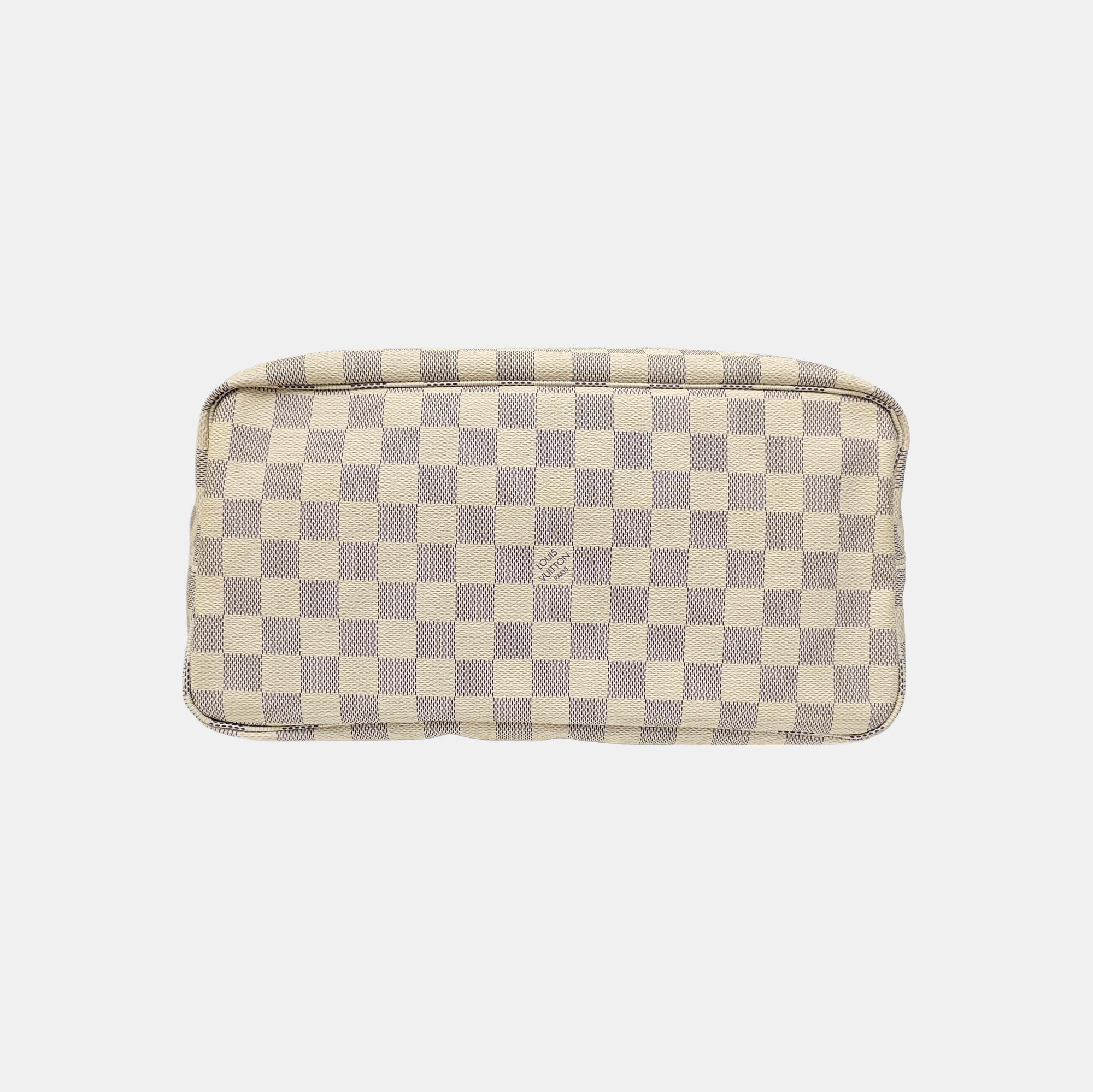 NEVERFULL MM Damier Azur Coated Canvas Beige