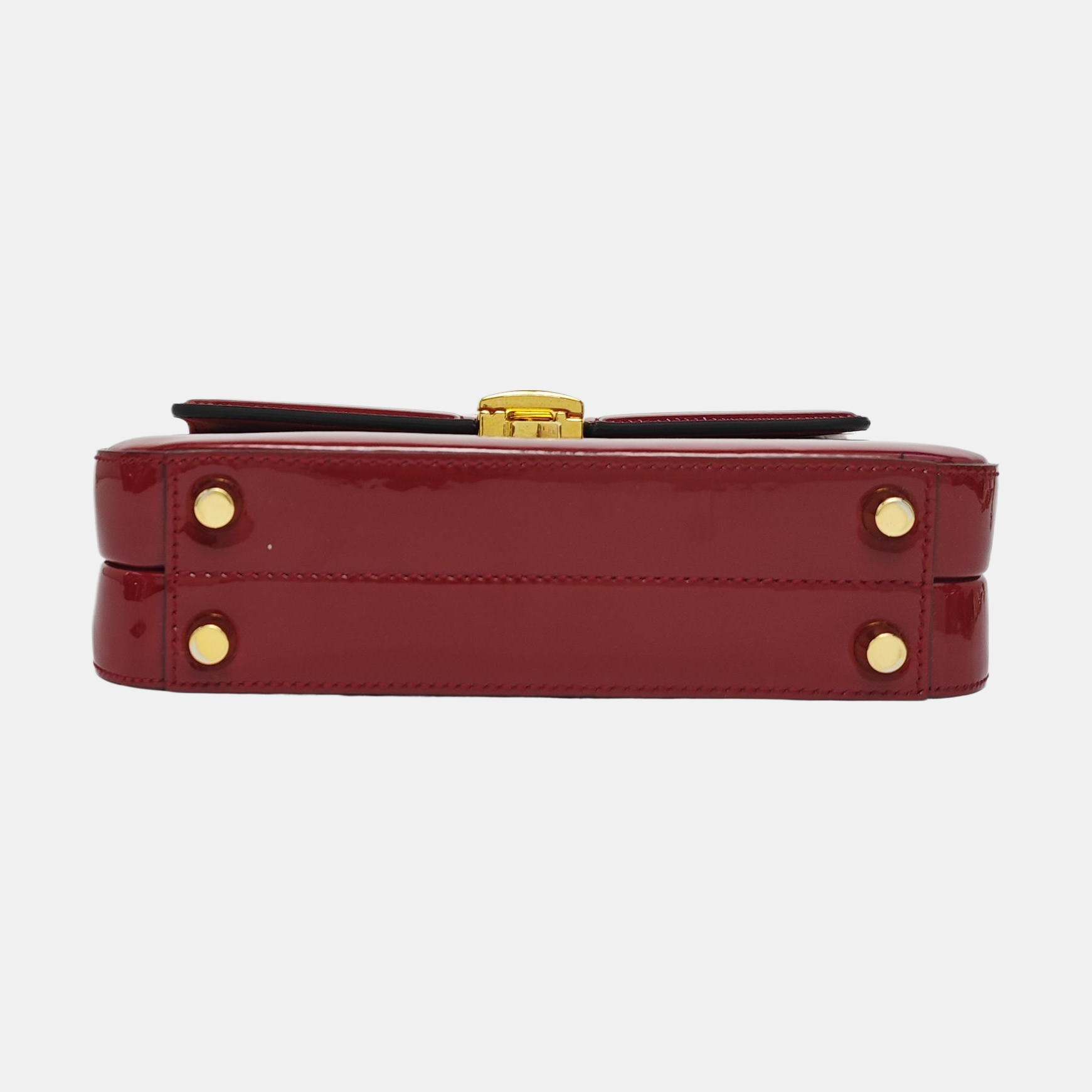 Authenticated pre-owned  Sylvie 1969 Mini Patent Leather Red - Shoulder Bag at Looply