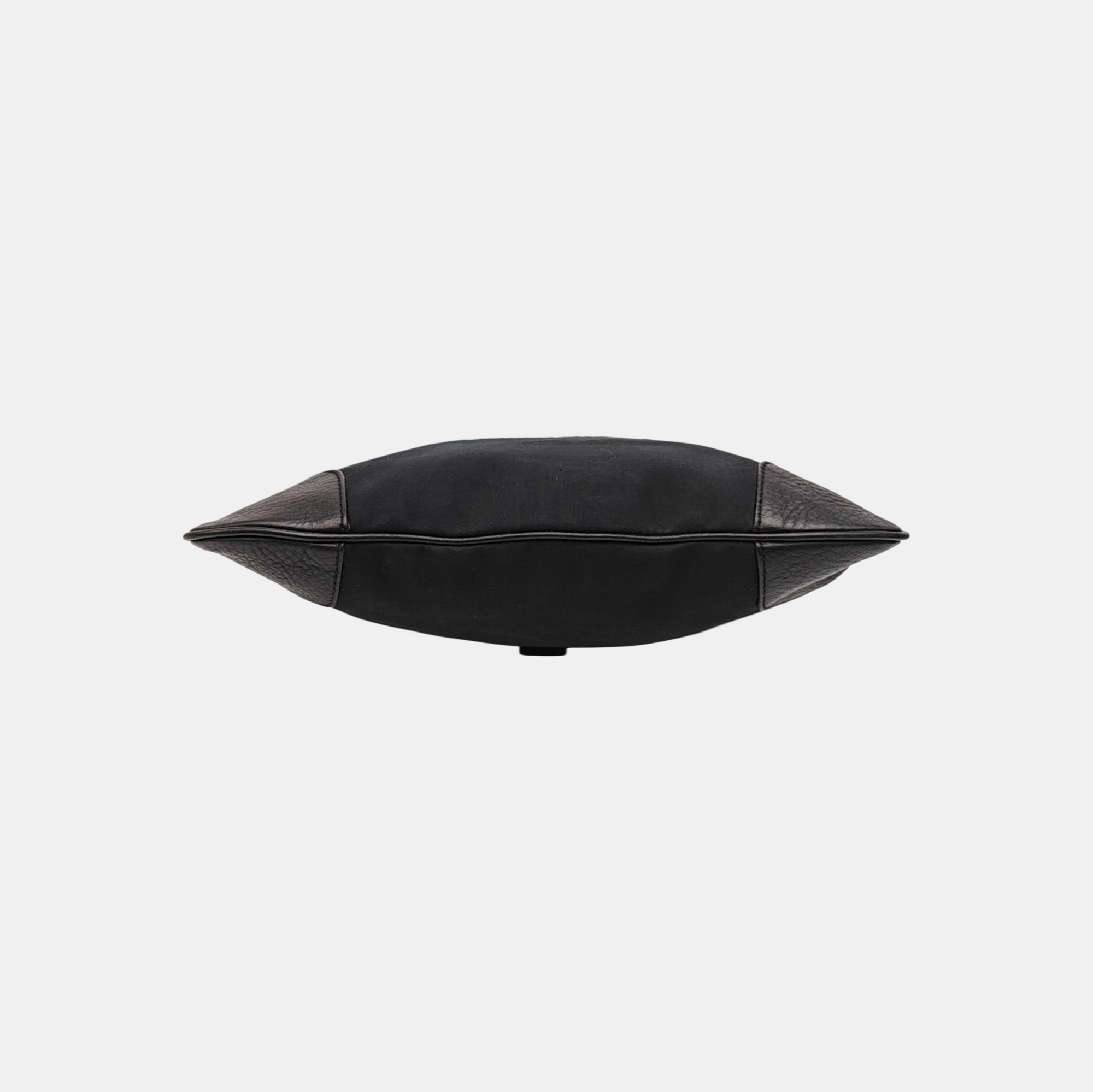 Canvas Top Handle Bag Black