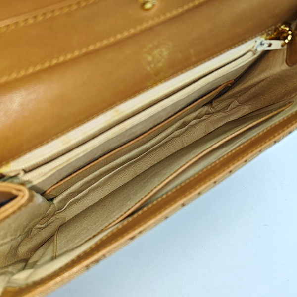 Monogram Leather Brown