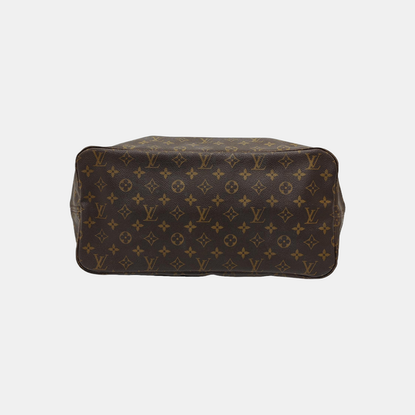 NEVERFULL GM Monogram Coated Canvas Brown