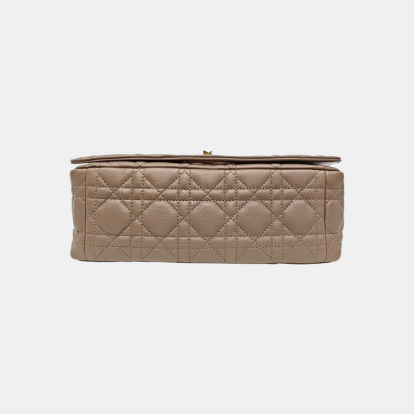 Dior Caro Medium Cannage Calfskin Gray