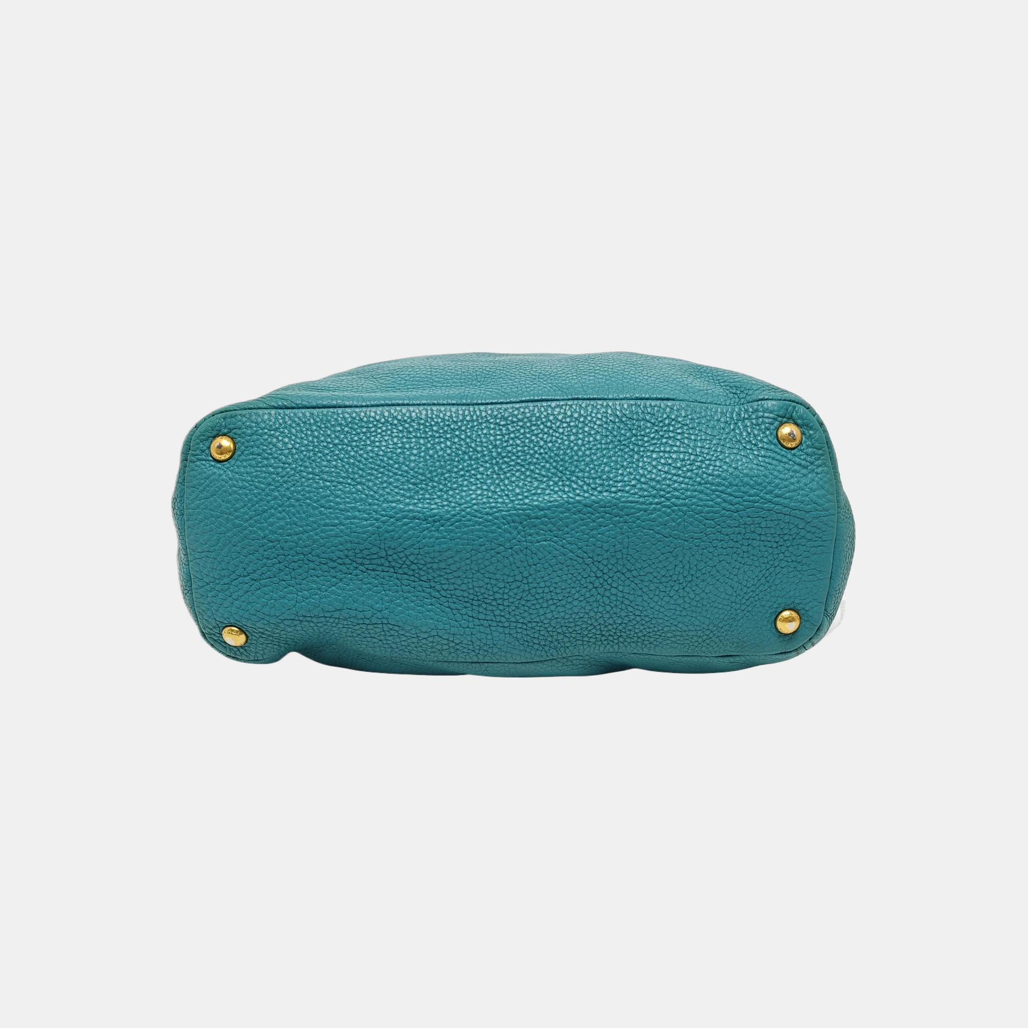 Calfskin Tote Bag Blue