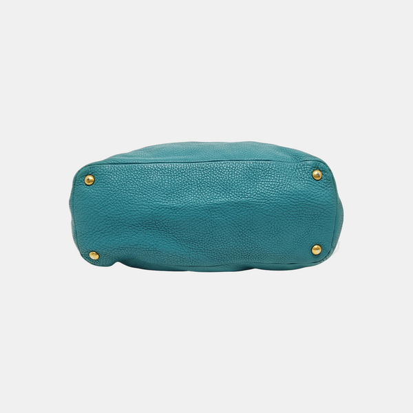 Calfskin Tote Bag Blue
