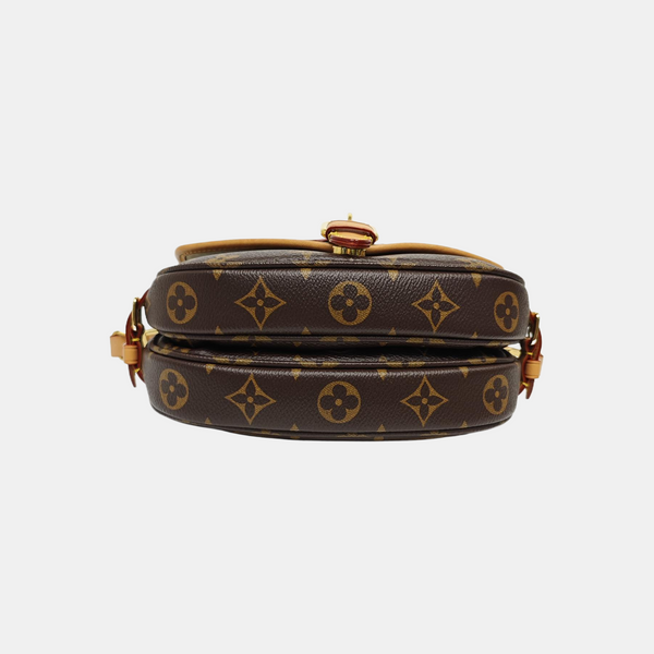 SAUMUR BB Monogram Coated Canvas Brown