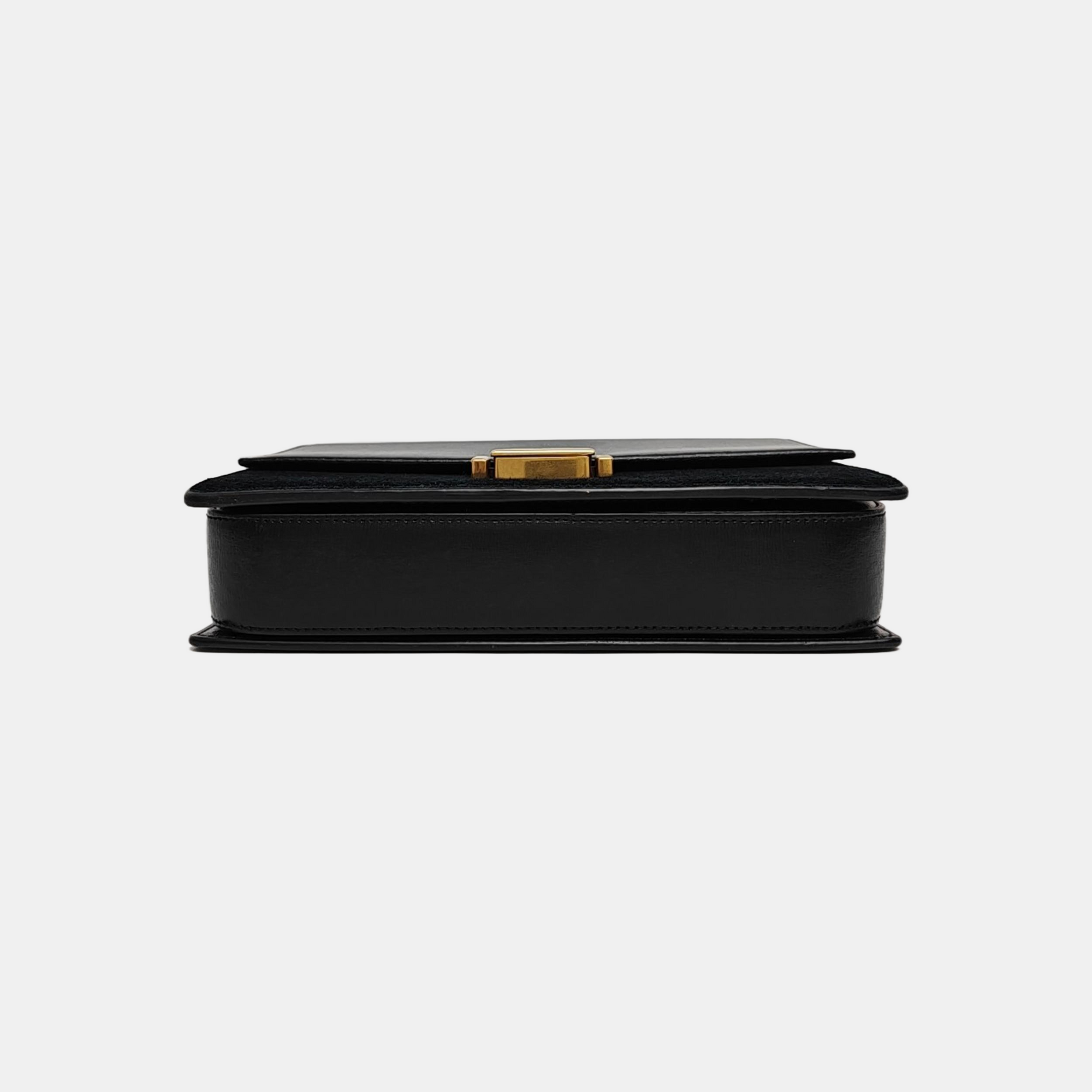 BELLECHASSE Medium Calfskin Black