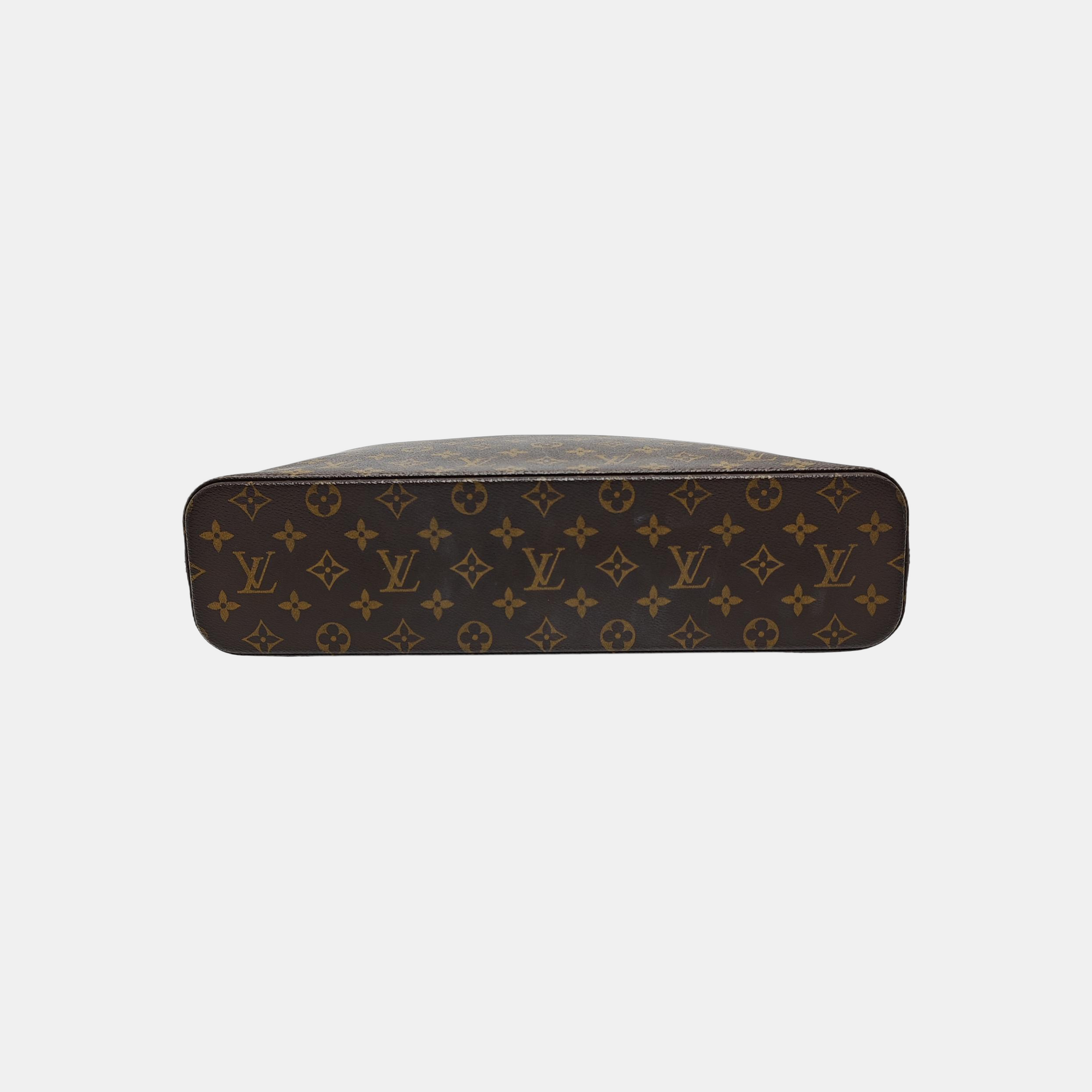 VINTAGE VAVIN GM Monogram Coated Canvas Brown