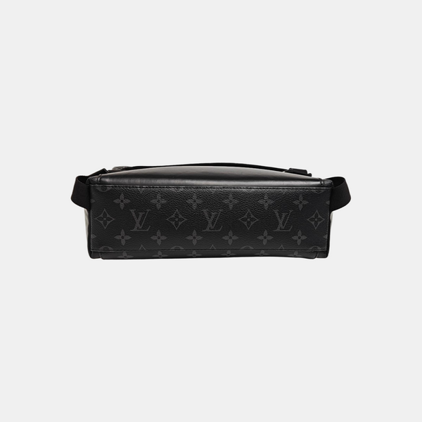 VOYAGER PM Monogram Coated Canvas Black
