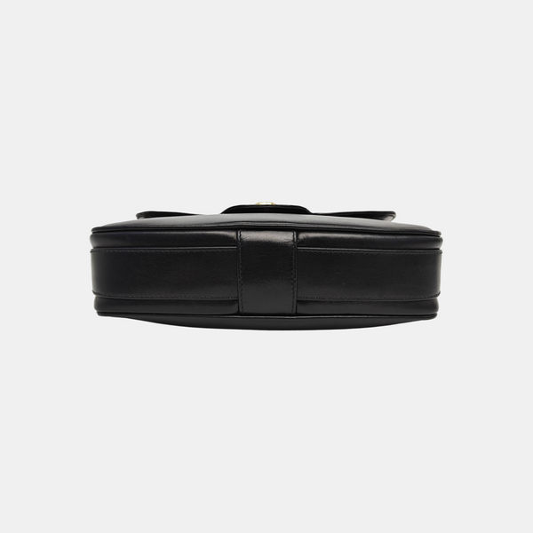 Calfskin Shoulder Bag Black