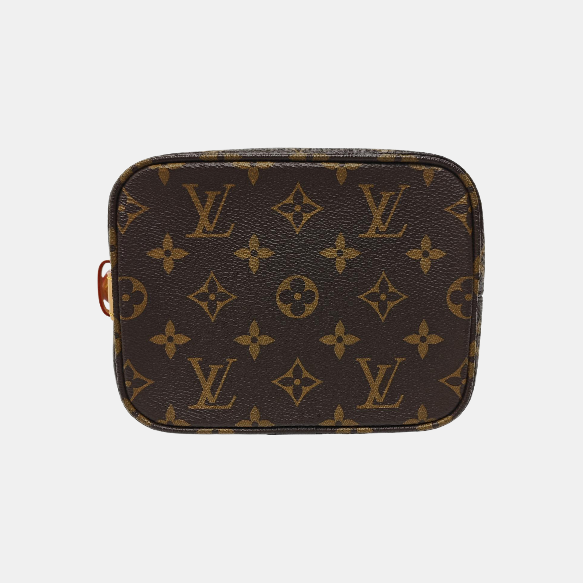 ALL IN BB Monogram Coated Canvas Brown