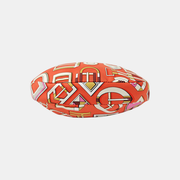 Silk Satin Shoulder Bag Red