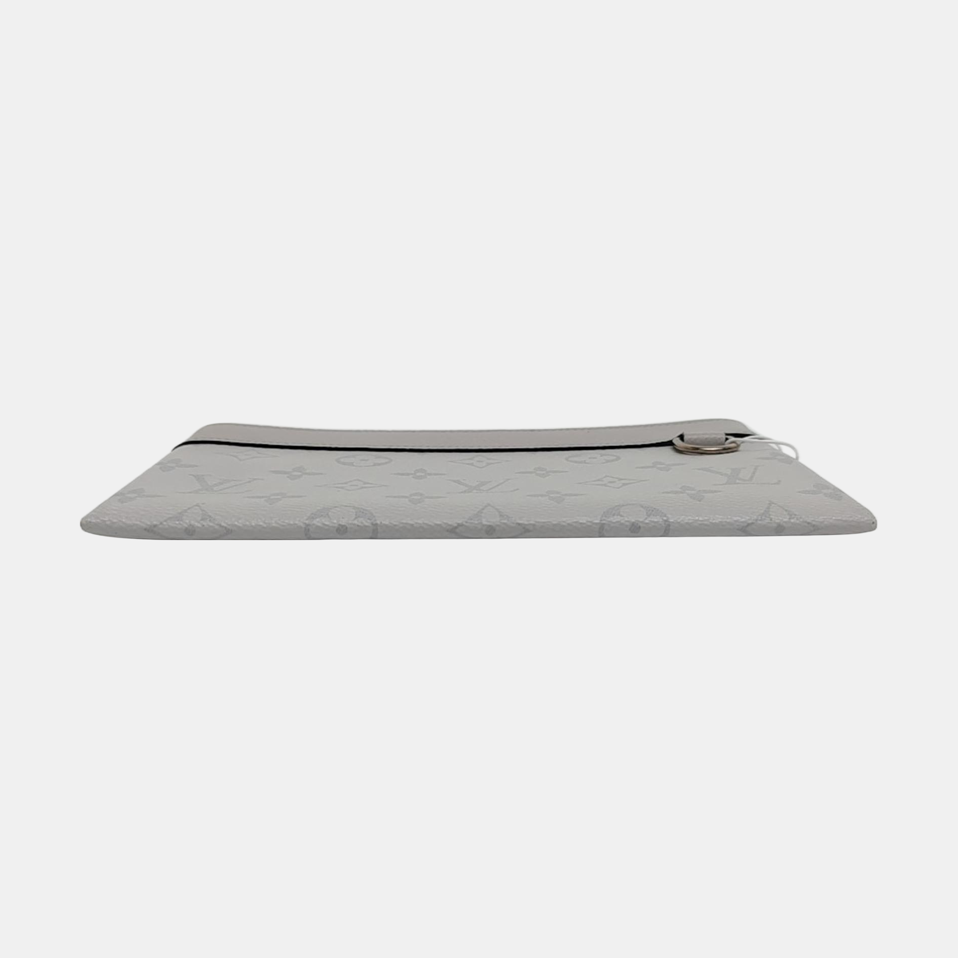 DISCOVERY Monogram Coated Canvas White
