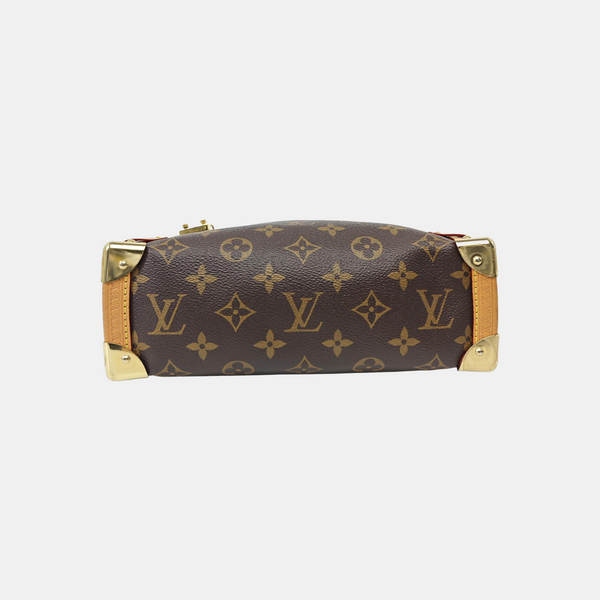 SIDE TRUNK MM Monogram Coated Canvas Brown