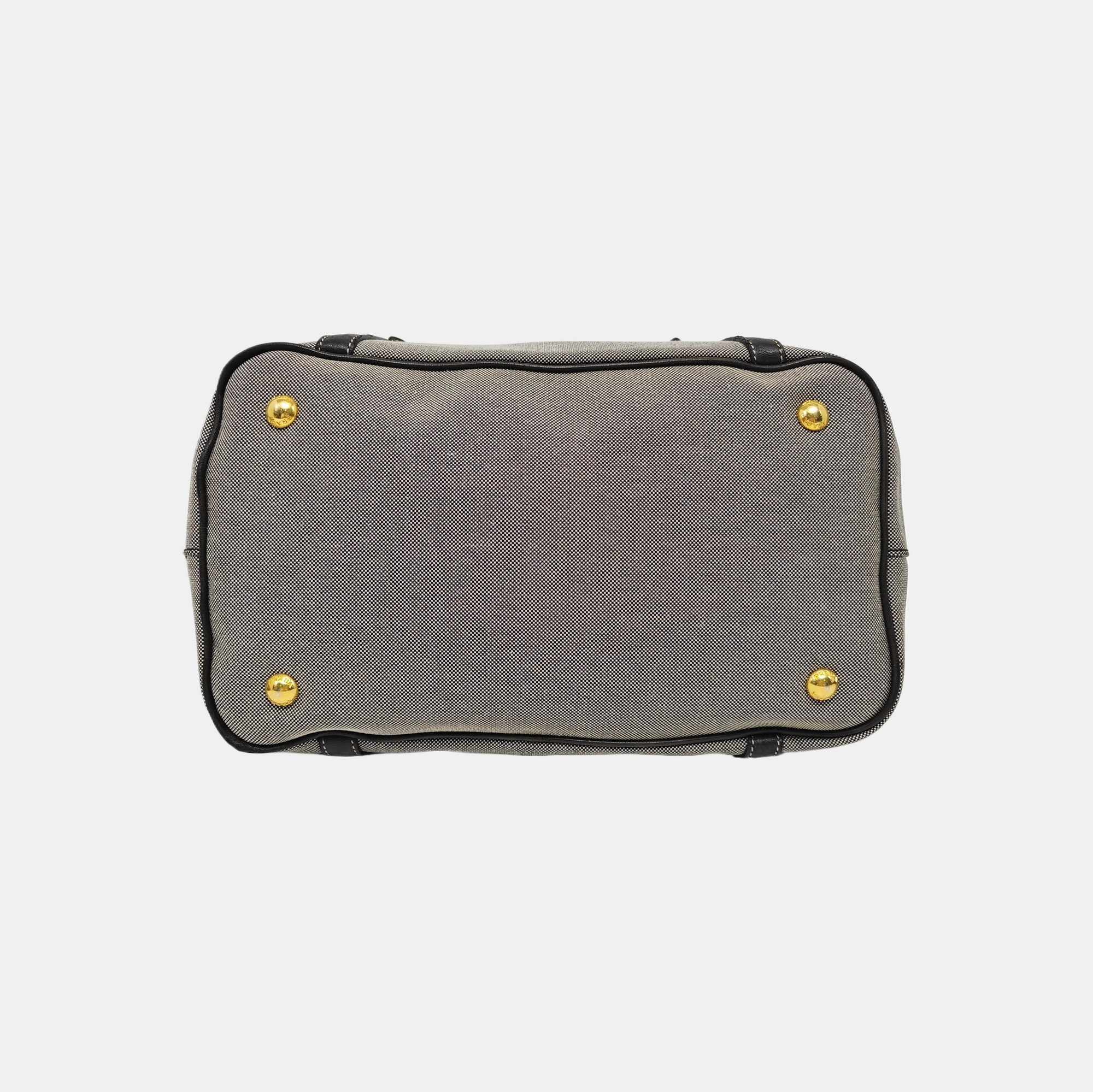 Fabric Shoulder Bag Gray