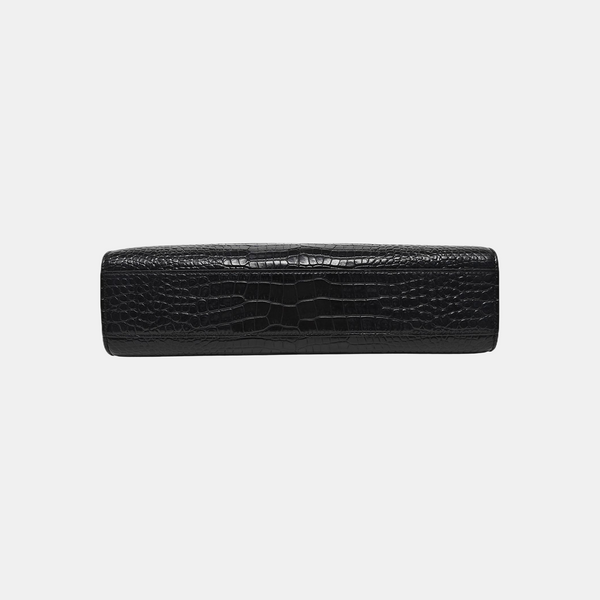 MANHATTAN Medium Calfskin Black