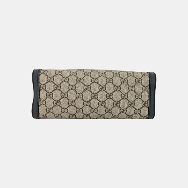 Padlock Small Monogram Coated Canvas Beige