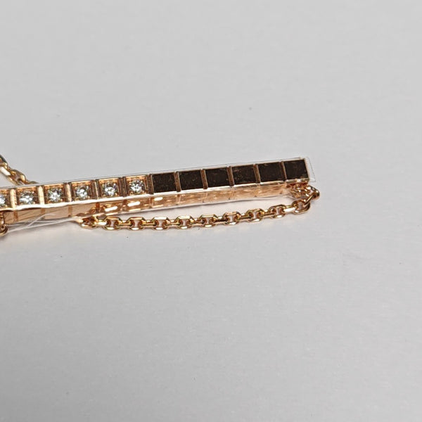 Ice Cube 18k Rose Gold Necklace
