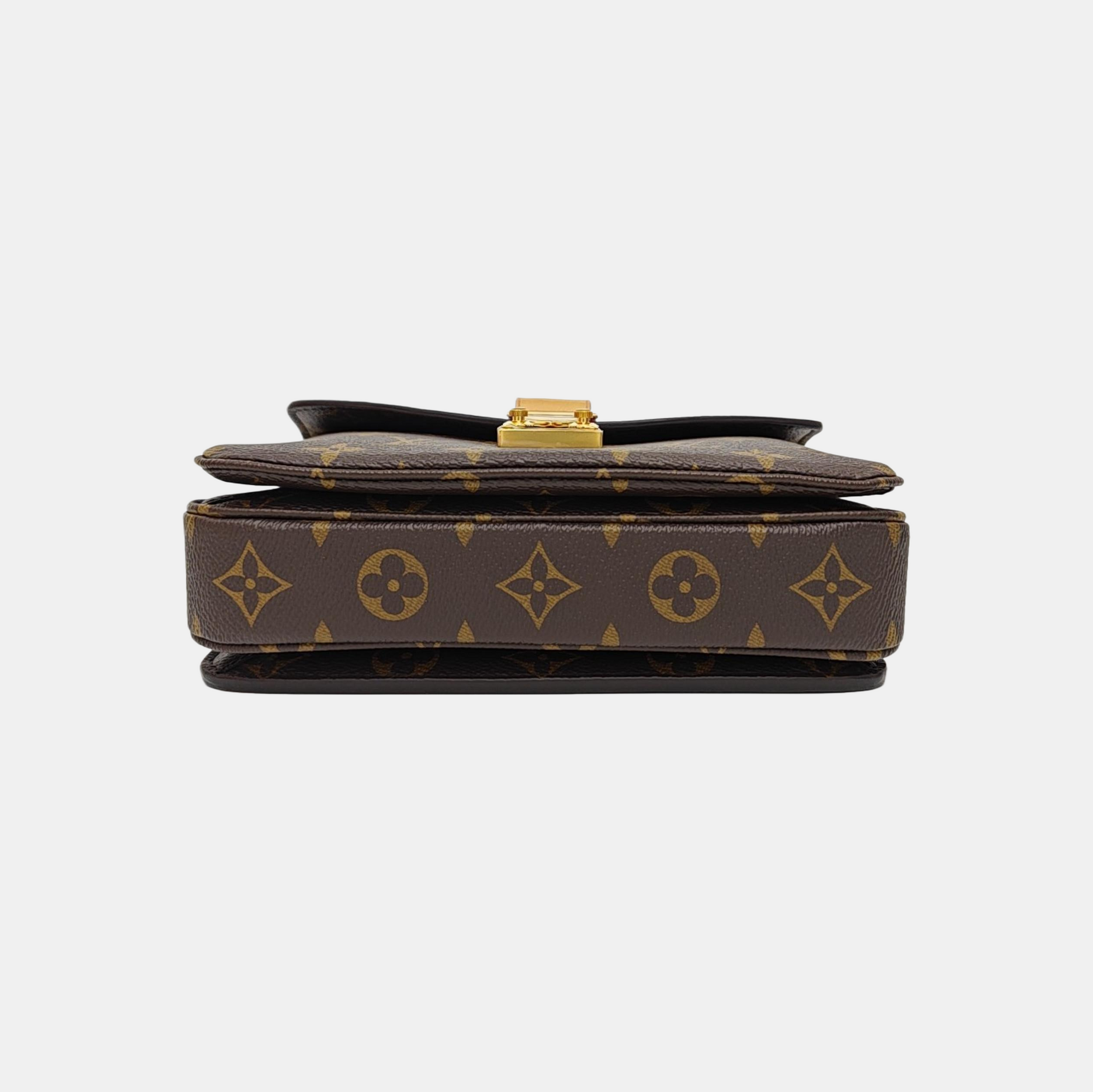 MÉTIS EAST WEST Monogram Coated Canvas Brown