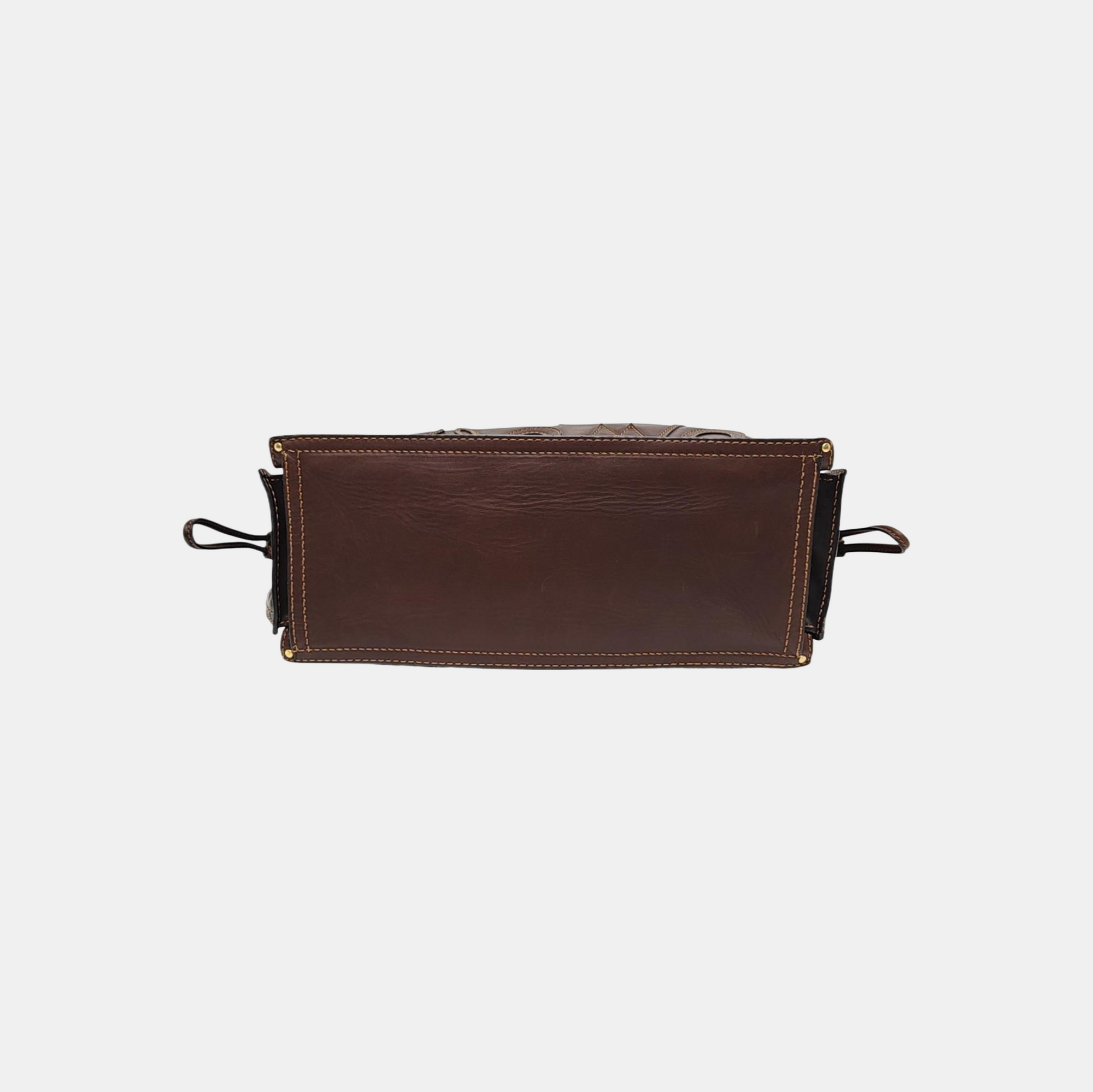 Calfskin Tote Bag Brown