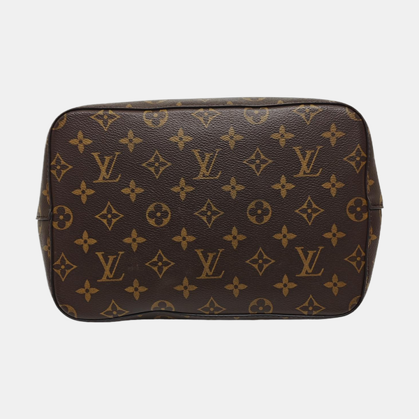 Authenticated pre-owned  NÉONOÉ MM Monogram Coated Canvas Brown - Bucket Bag at Looply