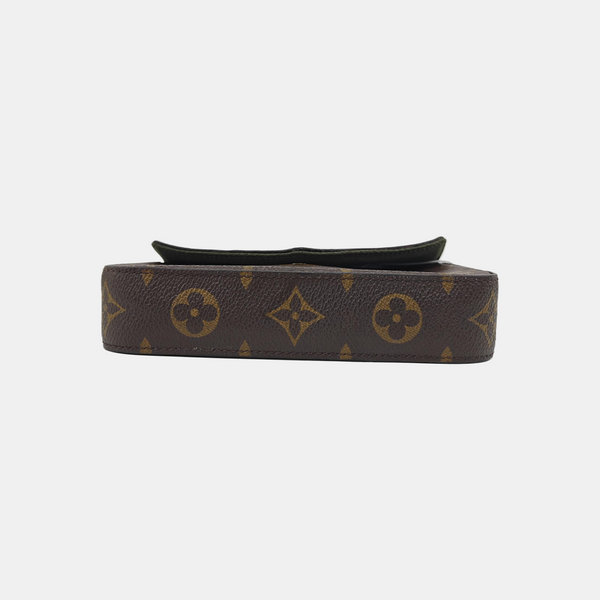 FÉLICIE Monogram Coated Canvas Brown