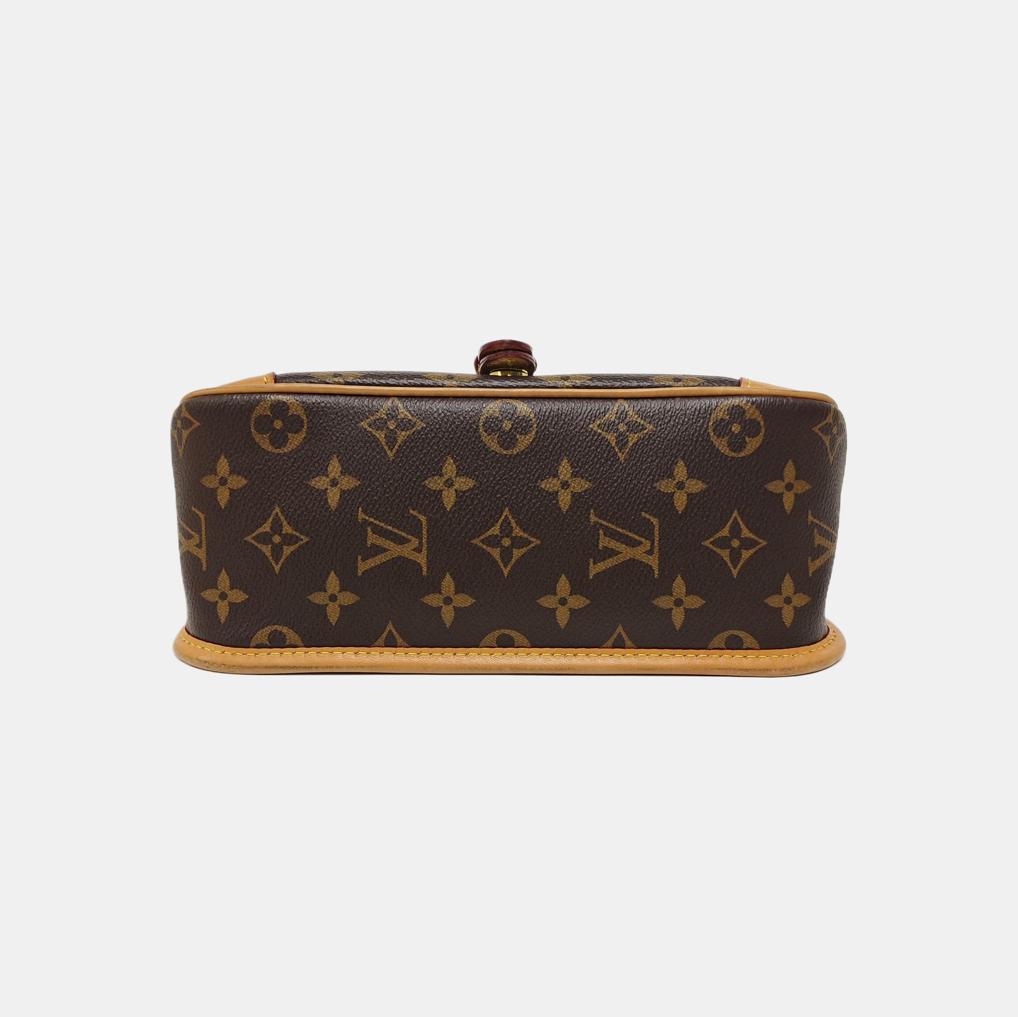 DIANE Monogram Coated Canvas Brown