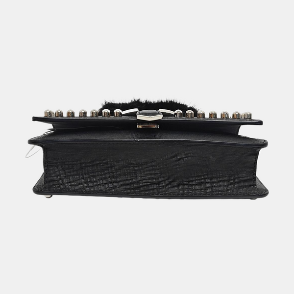 Authenticated pre-owned  Karlito Calfskin Black - Shoulder Bag at Looply