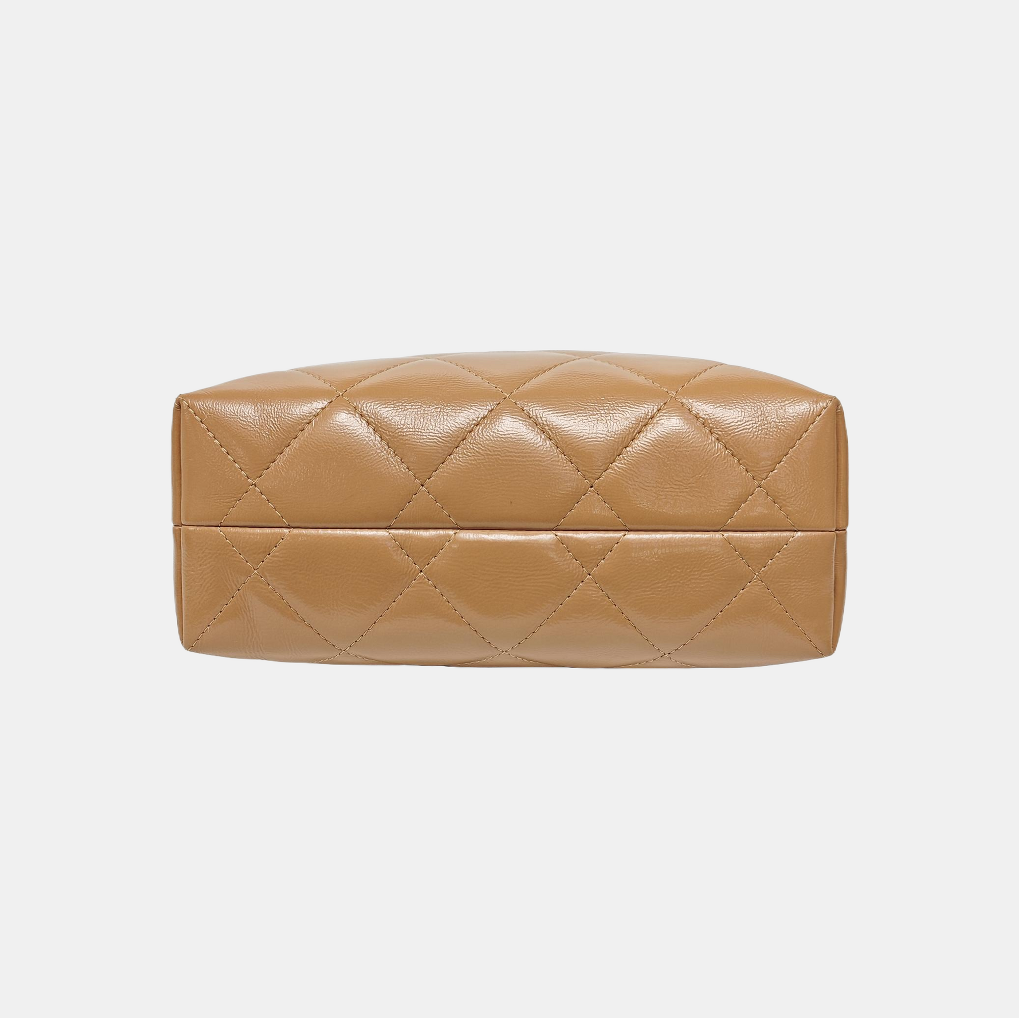 24B Quilted Calfskin Beige