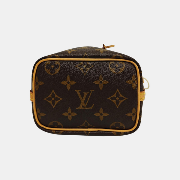 NÉONOÉ Nano Monogram Coated Canvas Brown
