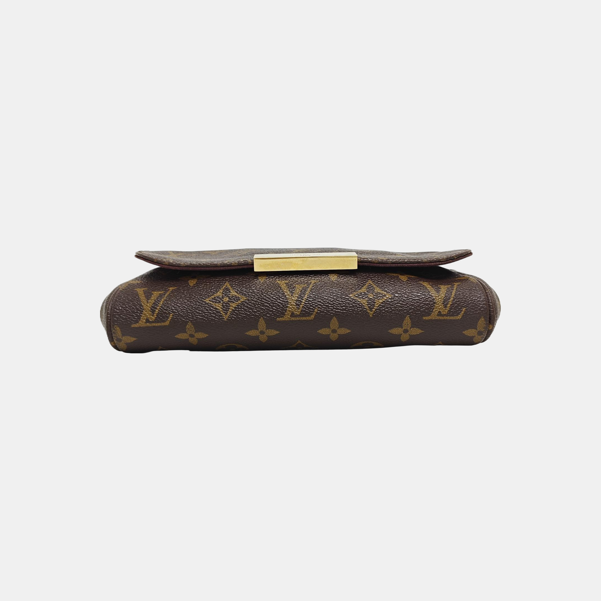 FAVORITE PM Monogram Coated Canvas Brown