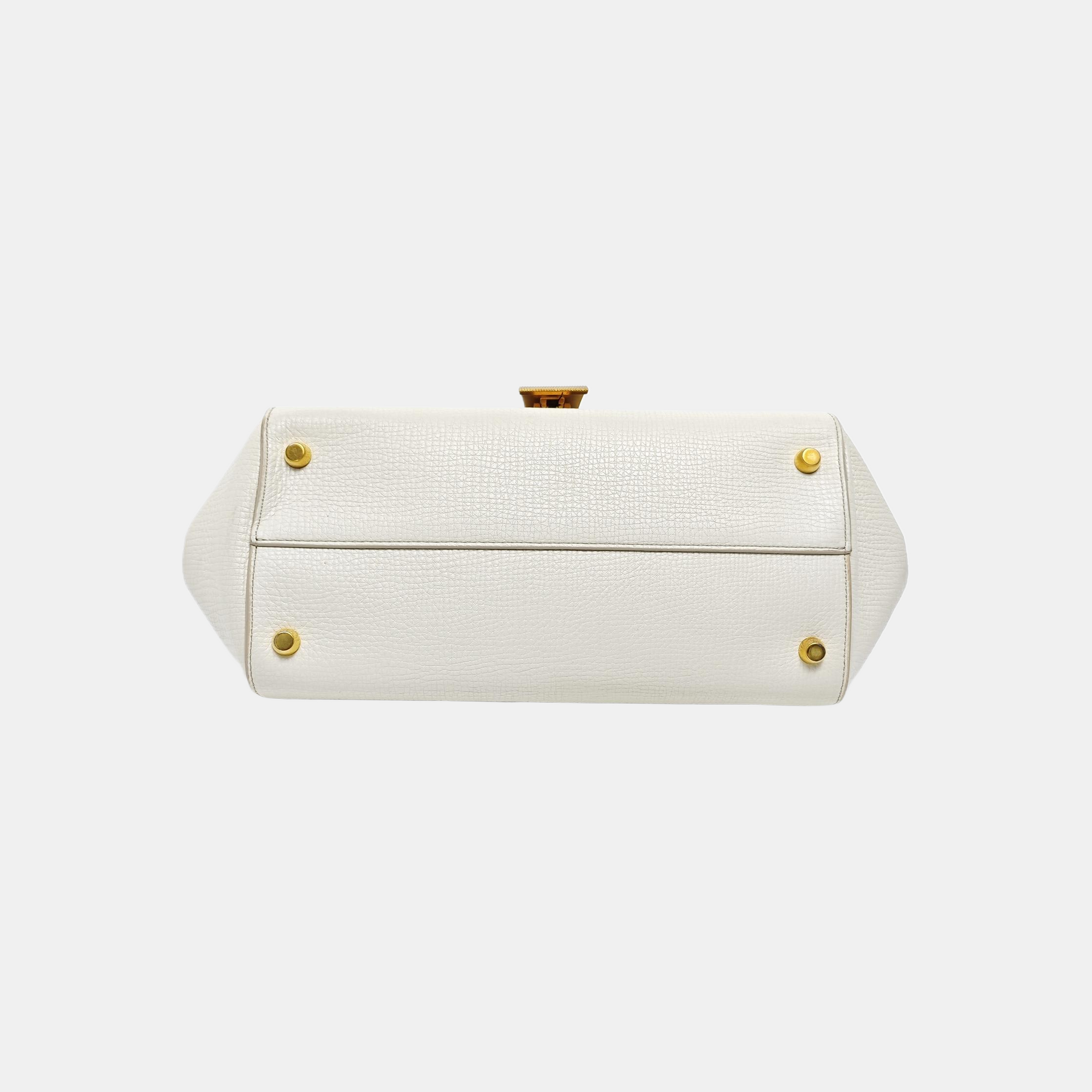 BV Angle Calfskin White