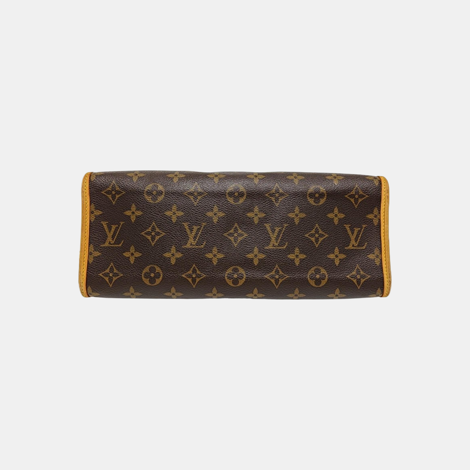 POPINCOURT Monogram Coated Canvas Brown
