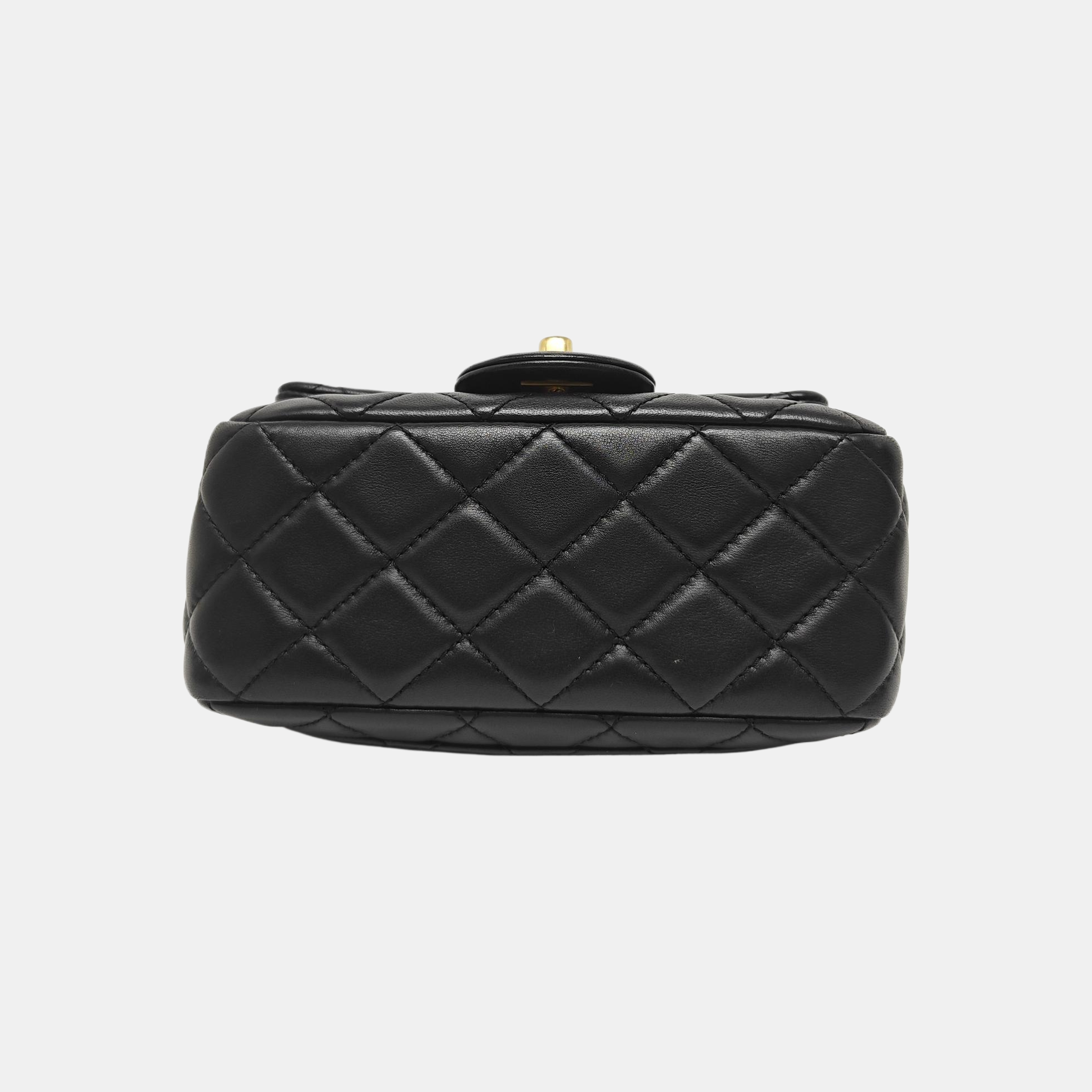 CLASSIC FLAP Mini Quilted Lambskin Black