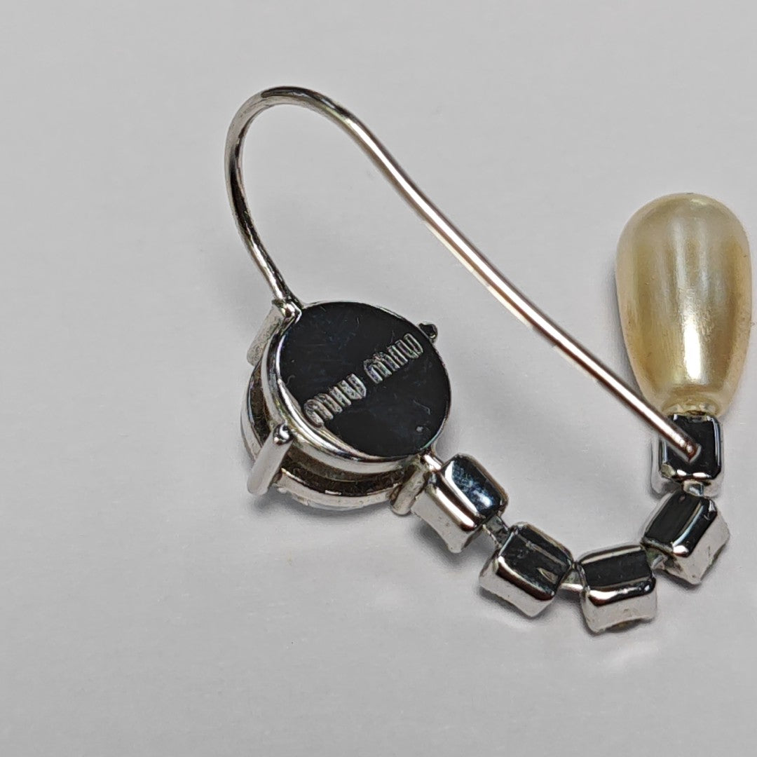 Metal Silver Earrings