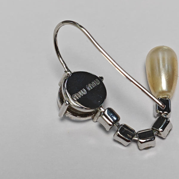 Metal Silver Earrings