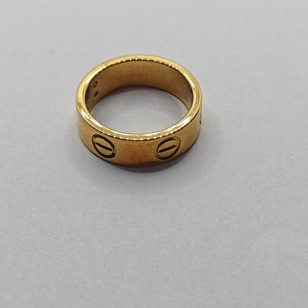 LOVE 18k Gold Ring EU 46