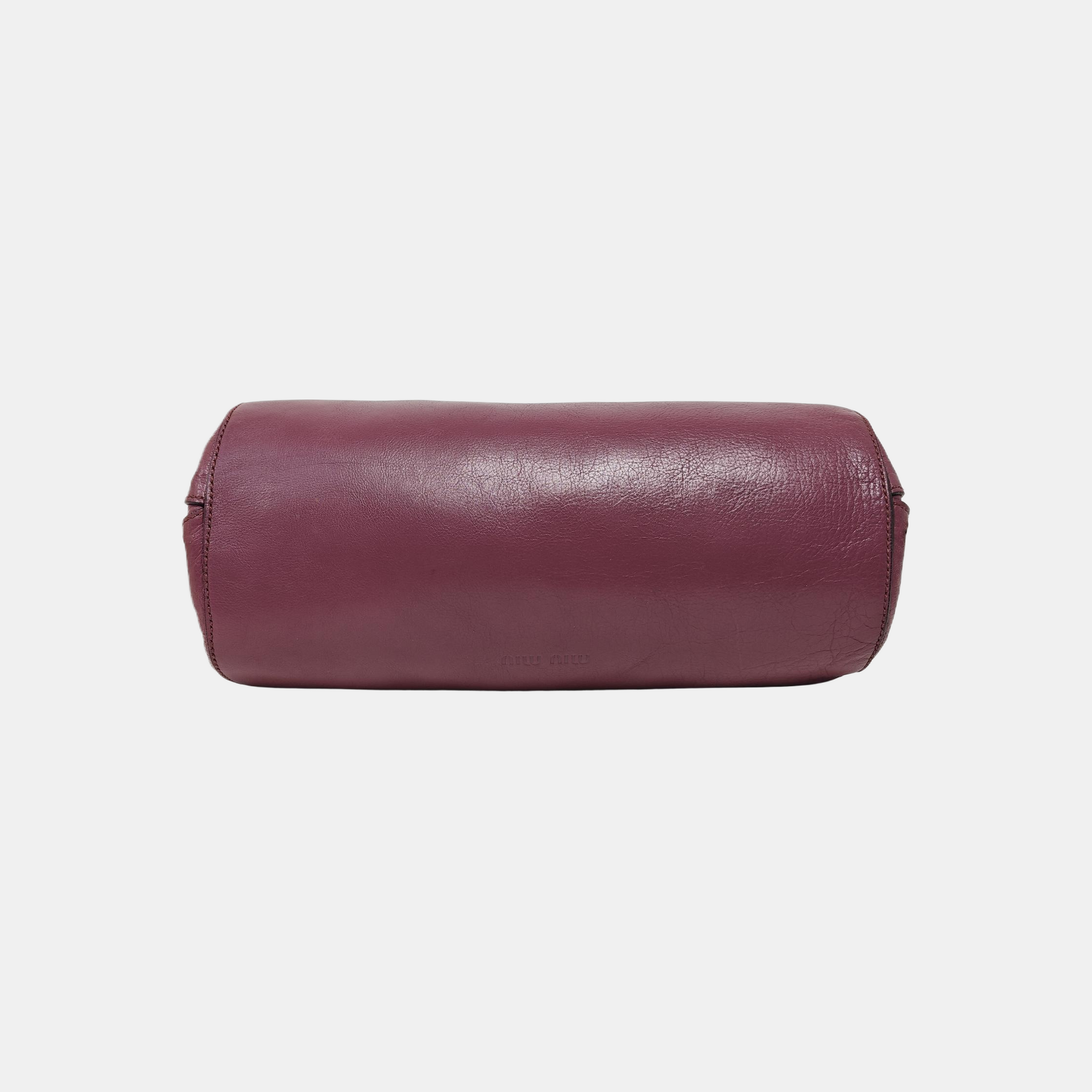 Lambskin Top Handle Bag Purple