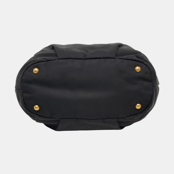 Nylon Tote Bag Black