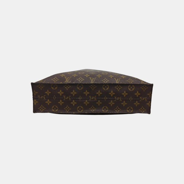 SAC PLAT GM Monogram Coated Canvas Brown