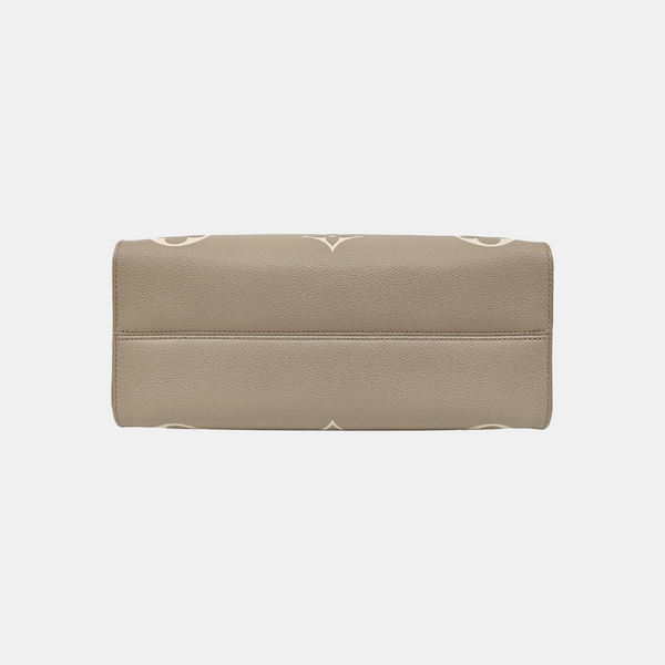 ONTHEGO MM Monogram Calfskin Gray