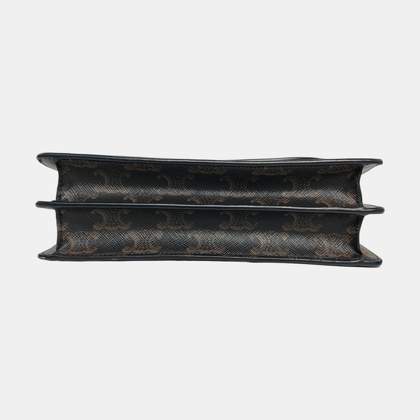 TRIOMPHE CANVAS Small Coated Canvas Brown