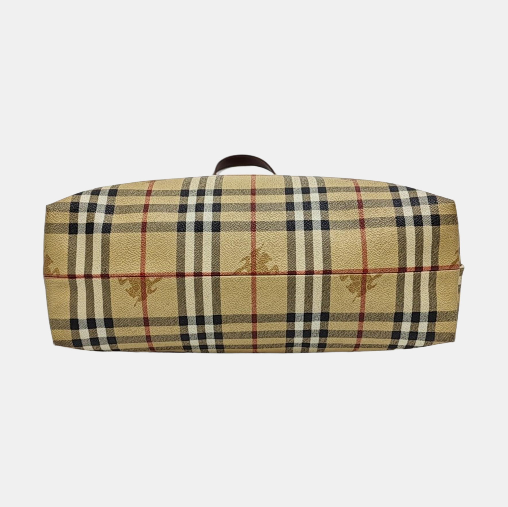 Coated Canvas Tote Bag Beige