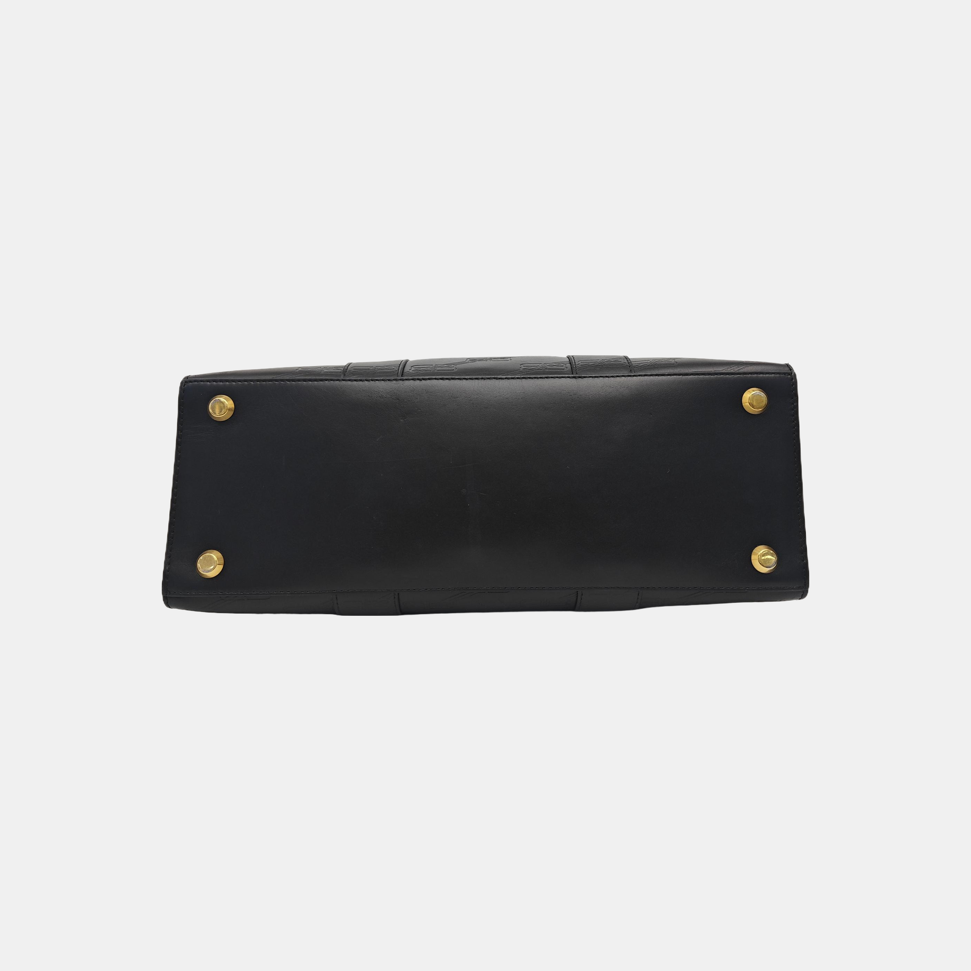 Calfskin Shoulder Bag Black